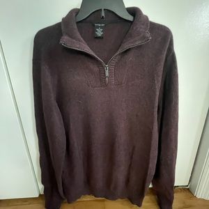 Men’s Calvin Klein 3/4 zip pullover sweater, size medium